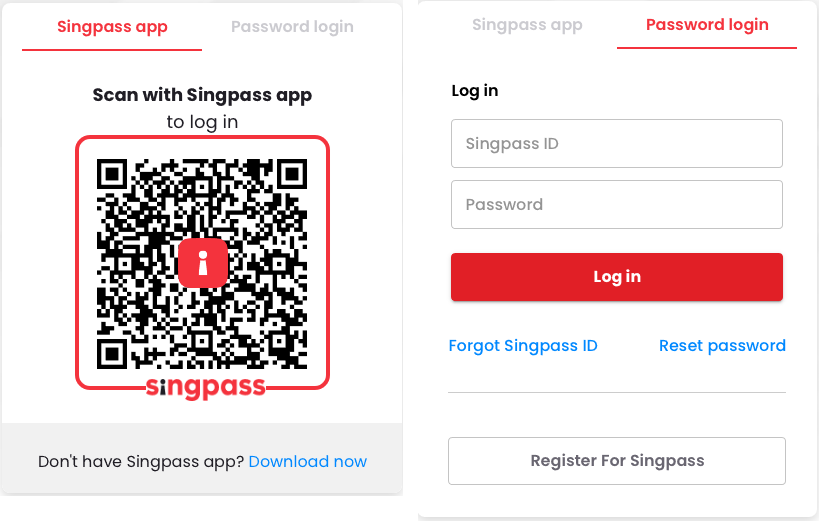 Picture showing Corppass login inputs